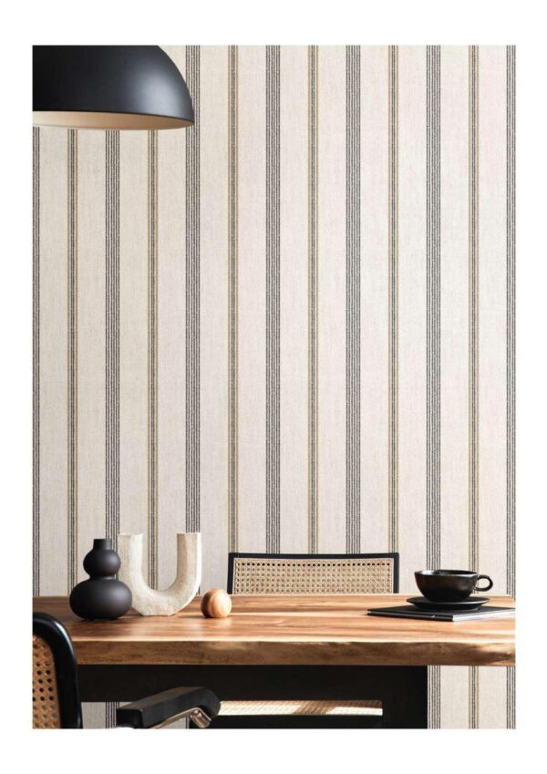 PAPEL TAPIZ TOP STRIPES LINEN 38429 - Imagen 2